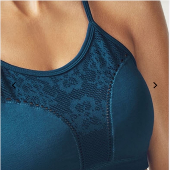 FABLETICS Gwen Seamless Jacquard Mesh Bra Il Sz S - Picture 3 of 10